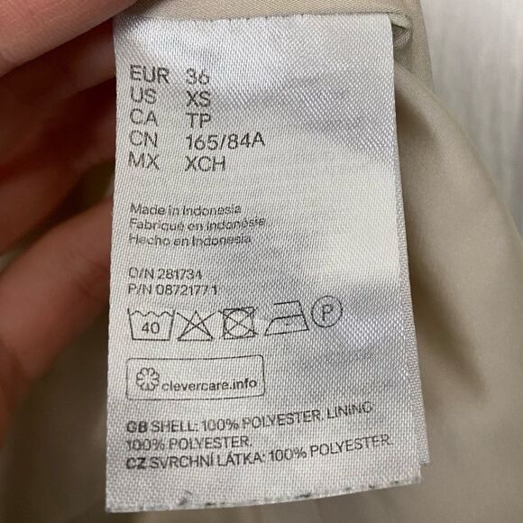 H&M | Black & White Patterned Mini Dress Size XS - Picture 15 of 15